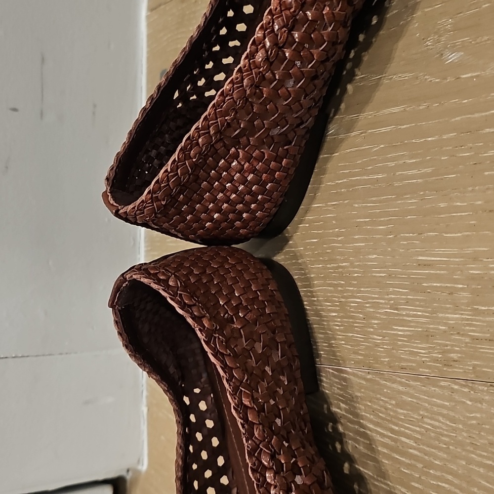 Madewell Woven Brown Flats - Picture 3 of 4